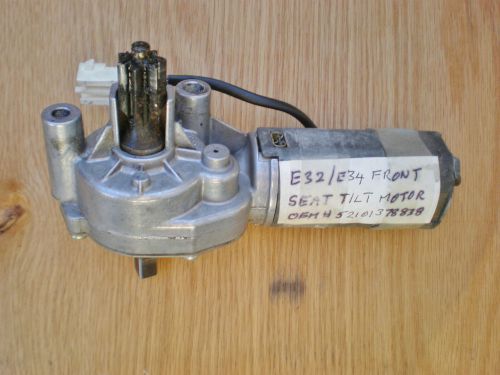 Bmw e34 e32 seat front tilt motor left or rt front seat oem 5 &amp; 7 series tested