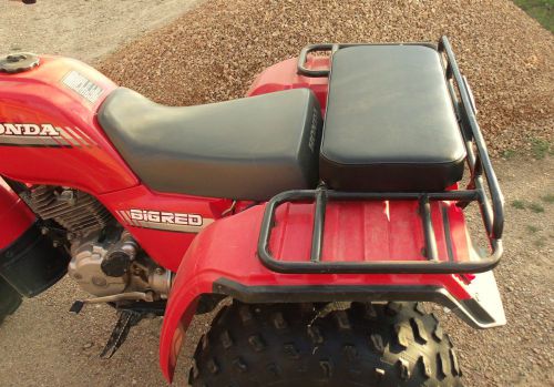 24" x 12" black rear rack seat pad atv atc utv go cart golf cart passenger