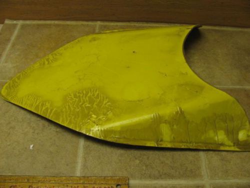Performance bodies 015410 scoop wind and mud deflector late model yellow