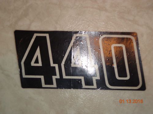 1974 arctic cat el tigre eltigre ext 440 right side lazer hood decal oem 211-180