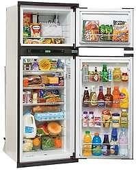 Norcold nxa841imr nx841 gas refrigerator, 2-way w/ice mkr, blk, rh