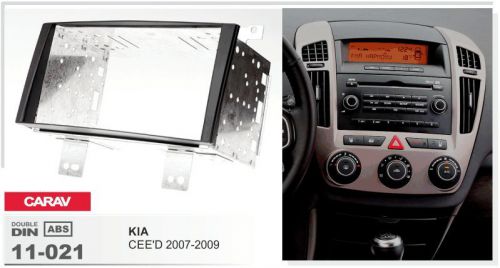 Carav 11-021 2din car radio dash kit panel for kia cee'd 2007-2009