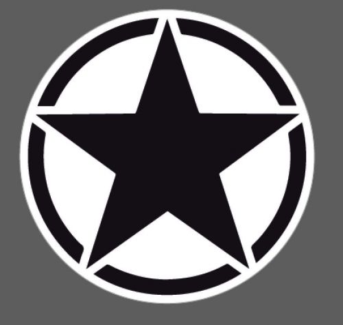 Star #126 sticker label 4x4 jeep