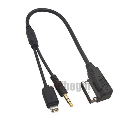 For mercedes benz new mmi music interface aux cable charge ipod iphone 5 5s 6 6s
