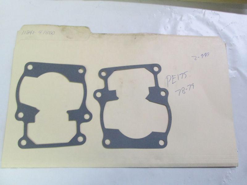 Suzuki pe175 1978-79   nos cylinder base gaskets  p.n 11241-41500 you get 2 