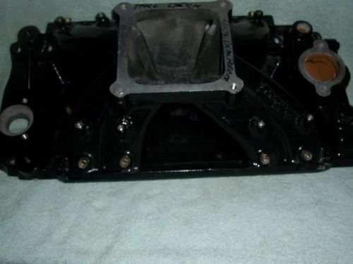 Edelbrock bbc tall deck chevy holley dominator nos nitrous fogger big block