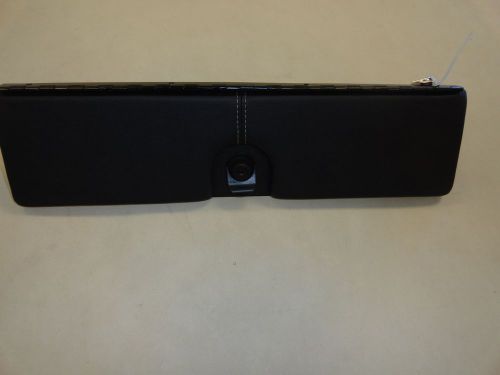 Sea ray black leather locking glove box door w / keys 19" x 5" marine boat