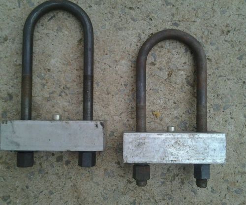 Nascar late model stock 2 inch truck arm lowering blocks with u bolts race car