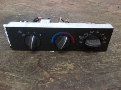 05-07 chevy express a/c heater temperature climate control