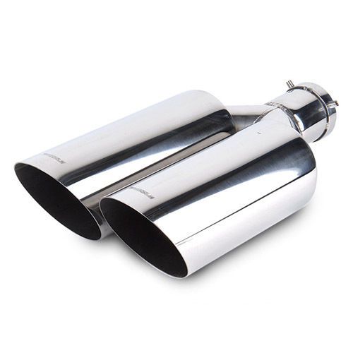 Rear tuning dress up stainless steel dual muffler cutter 60mm for all cars