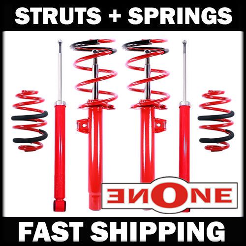 Buy Mookeeh MK1 Stiffer Struts + Lowering Springs Kits BMW E46 323i
