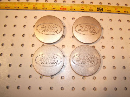 Land rover 2002 discovery s2 wheels center plastic  sliver 1 set of 4 cap,2 7/8"