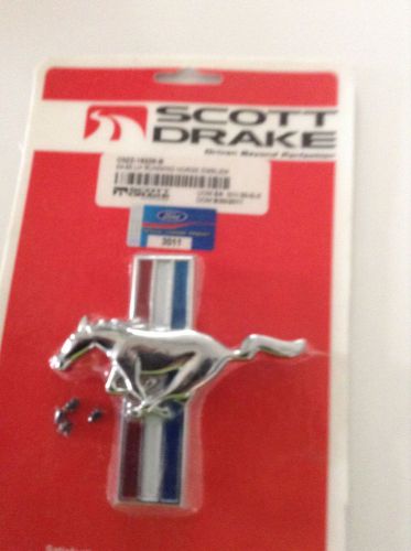 Mustang 64-66 lh running horse emblem from scott drake