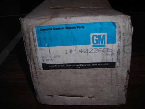 Nos chevrolet and gmc 6.2 diesel oil pump screen-14022685-1982 1983 1984-nice!!!