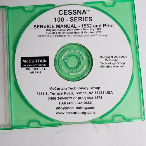 Cessna service manual 100  series and prior