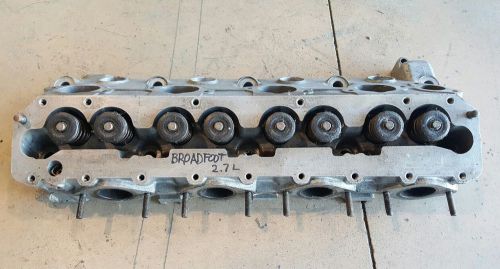1989 porsche 944 2.7 liter cylinder head with valves and valve springs.