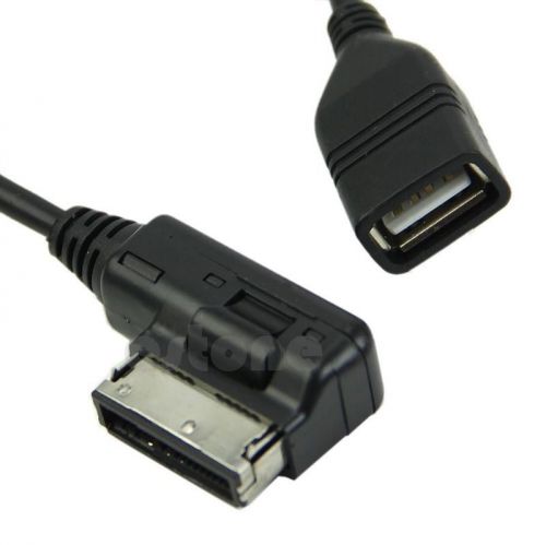 New durable aux to usb adapter cable flash car audio for audi interface ami mmi