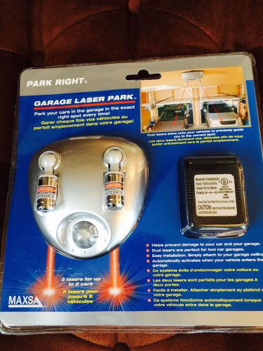 Maxsa innovations #37312 park right garage light laser park: dual lasers: new