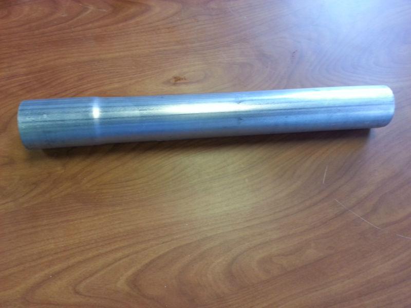  exhaust stack pipe 2-1/4" id 18" long straight cut with flare