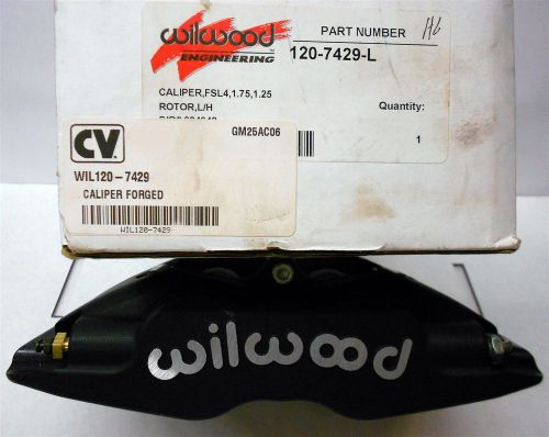 Wilwood 120-7792-r rh caliper forged superlite 1.25 pistons 1.25 thick rotors ea