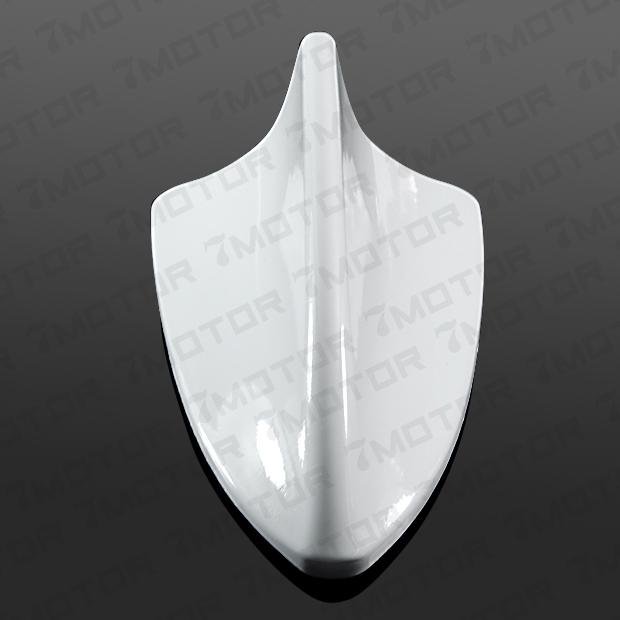 US White Mast Shark Fin Roof Top Mount Aerial Car Antenna Base Decoration New, US $7.99, image 2