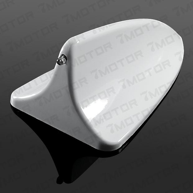 US White Mast Shark Fin Roof Top Mount Aerial Car Antenna Base Decoration New, US $7.99, image 3