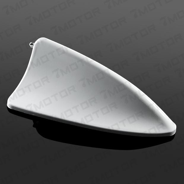 US White Mast Shark Fin Roof Top Mount Aerial Car Antenna Base Decoration New, US $7.99, image 4