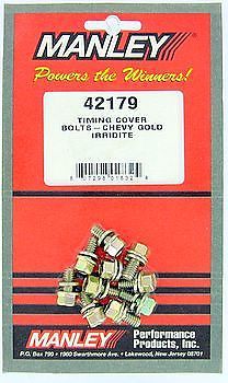 42179 manley front timing cover bolt kit fits both sb chevy and bb chevy