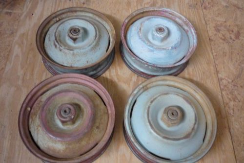 Vintage citroen ds, id steel rims (wheels) , single attachment