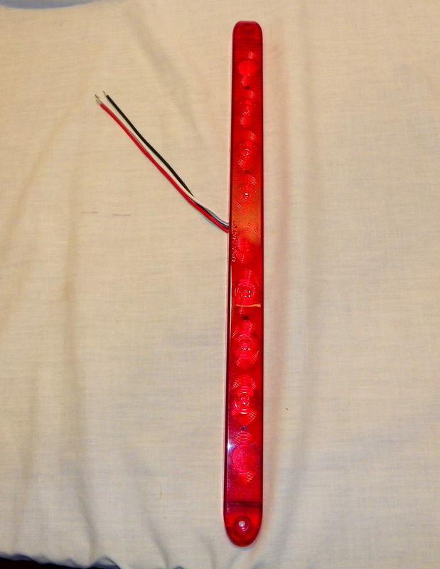 2 led slim low profile surface mnt stop turn tail light trailer,truck rv camper