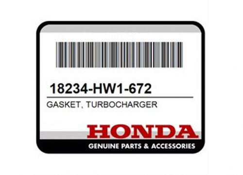 Honda aquatrax turbocharger exhaust muffler gasket oem part #18234-hw1-672