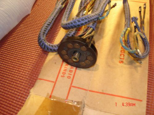 (nos) 1937 ford - cloth covered headlight &amp; horn wiring harness  !!!