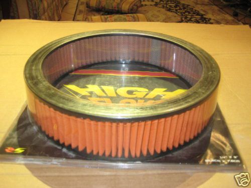 Spectre high flow cotton fiber air filter p/n 48022 14"