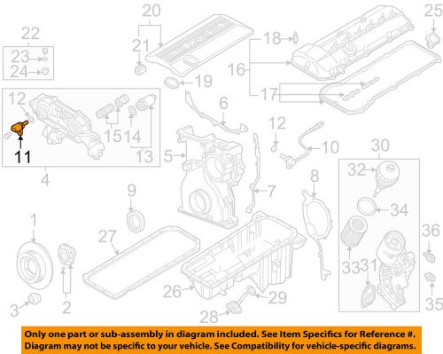 Bmw oem 01-06 325ci-engine camshaft position sensor 12147518628