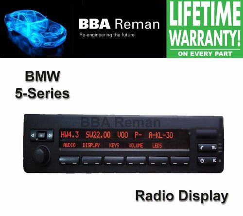 Bmw 5-series lcd radio display repair service 5 series