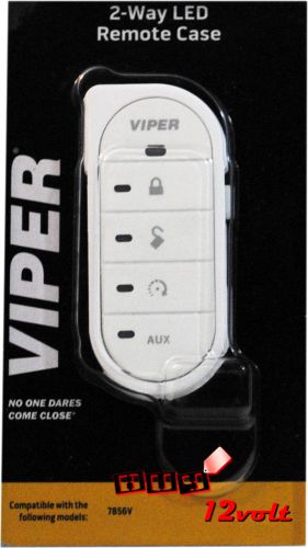 Viper 87856vw white 2-way led candy case for 7856v remote control