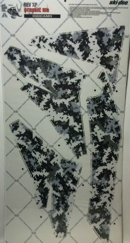 Amr racing graphics decal kit clearance sale for ski-doo rev xp 08-12 digi camo