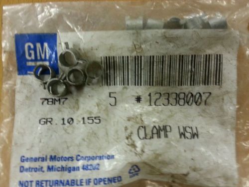 Diesel fuel return line clamps. 10