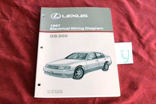 1997 lexus gs 300 electrical wiring diagram shop manual oem lexus gs300