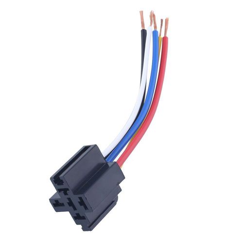 Car 12v 40a 5pin control device 5p relay amp style harness socket wires