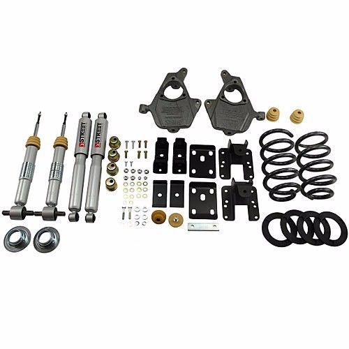 Belltech complete lowering kit 992sp 2014-2015 chevy truck 3/4 frt 5/6 rr