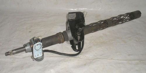 81 delorean dmc 12 oem steering column assembly w ignition switch &amp; key