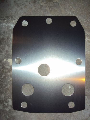 Yamaha rhino rear skid plate 2006 thru 2013 450 660 700 utv atv guard wow