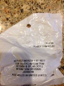 Sierra power trim relay for mercury/mariner outboard motors 18-5729 87-18211