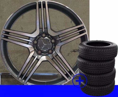 20" mercedes s63 s550 rims s500 s400 s350 cls63 cls550 500 sl amg wheels/ tires
