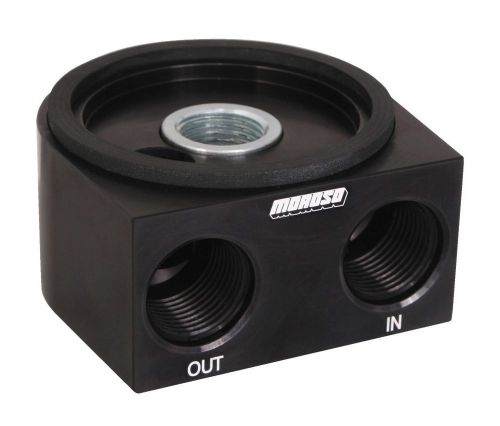 Moroso 23693 oil filter sandwich