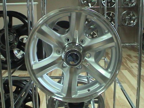 16x6 aluminum 6 star trailer  rv wheel 6x5.5 lug trailer city direct low price