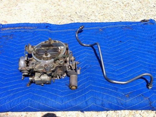 75,76,77 camaro/corvette - rochester quadrajet carburetor w/idle stop-solenoid