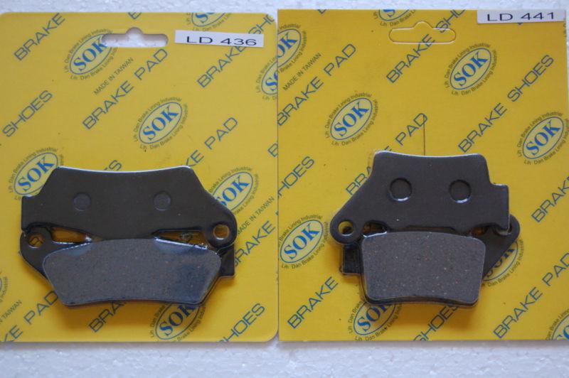 Front&rear brake pads for yamaha tt 600 ttr 97-04 tt600 ttr600 98 99 00 01 02 03