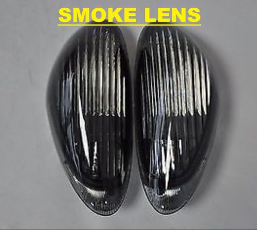 Smoke lens suzuki 1997-2007 katana (front) gsxf with bulbsfront turn signals